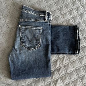 MOTHER - The Mid Rise Dazzler Ankle, on the edge Sz. 27
